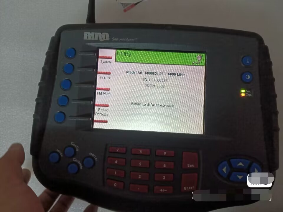 1 PCS BIRD SA-6000EX 25-6000MHZ Site Analyzer
