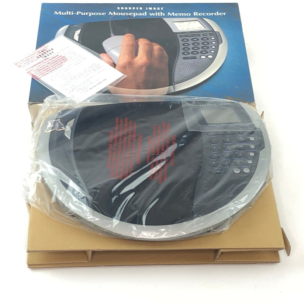 Sharper Image Multi-Purpose MousePad with Memo Reorder Brand New