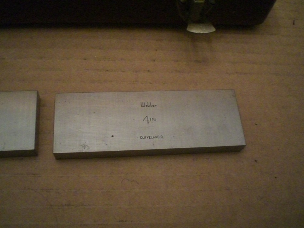 Weber Precision Gage Block Set