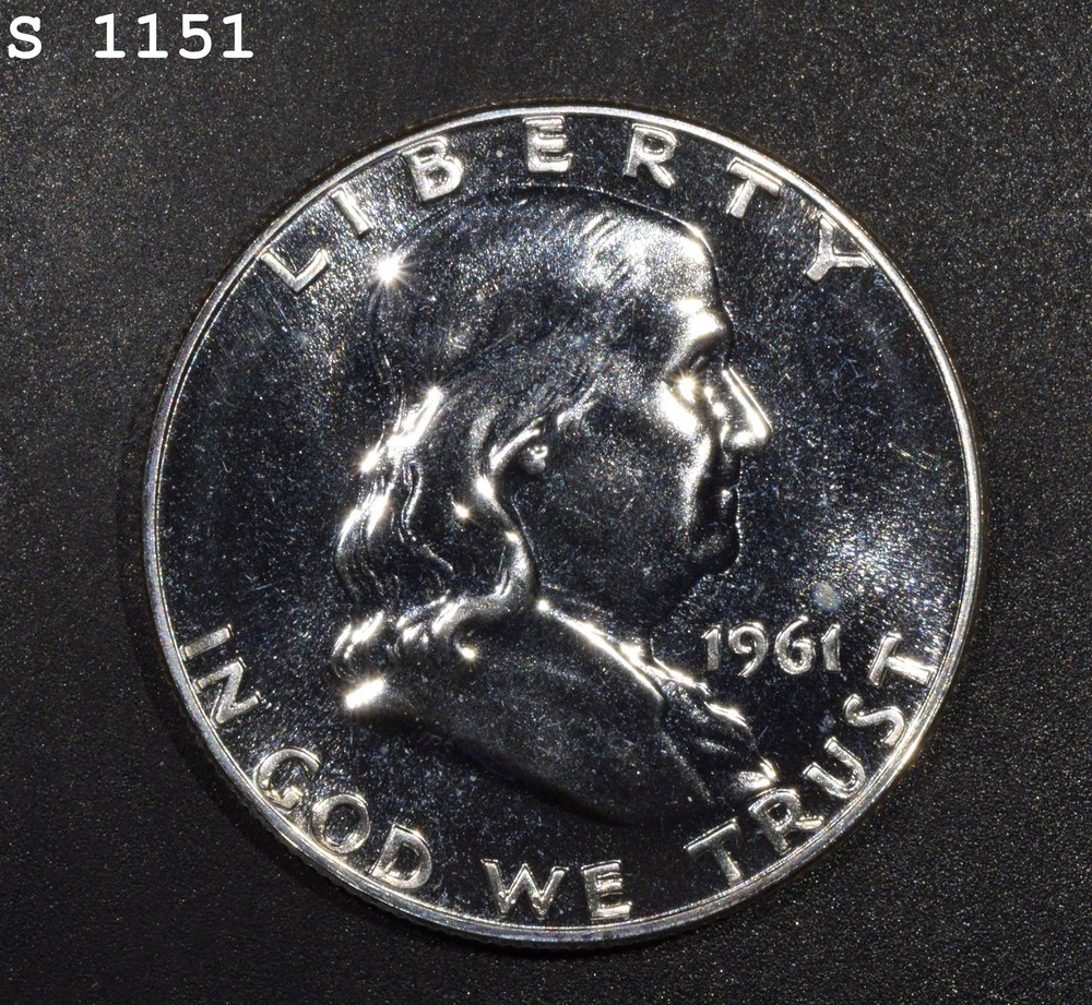 1961 Franklin Half Dollar "Gem Proof"