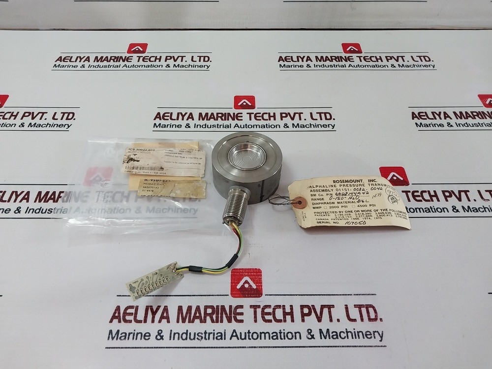 Rosemount 01151-0082-0042 Alphaline Pressure Transmitter 6628144a42