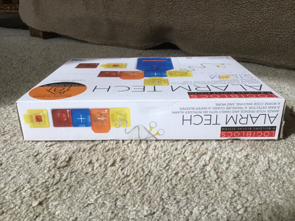 Logiblocs E-Building Blocks System Alarm Tech Electronics Kit Imagine Station 4M