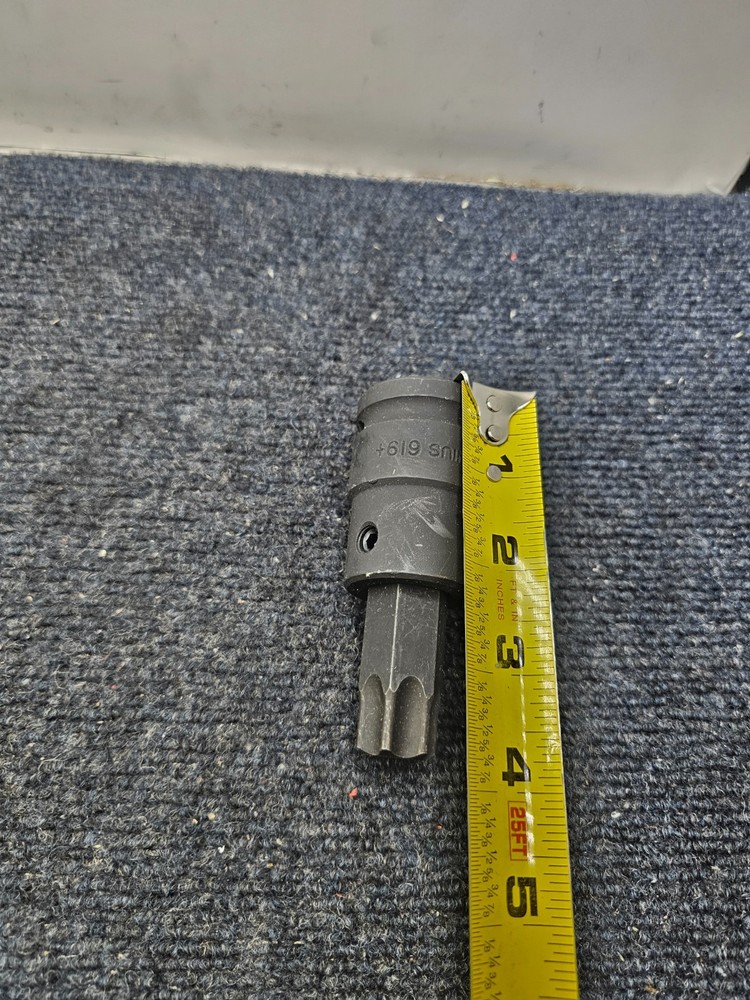 Genius Tools 619+: 3/4" Dr. 3/4" Hex Bit Socket, 80mmL (CR-Mo)