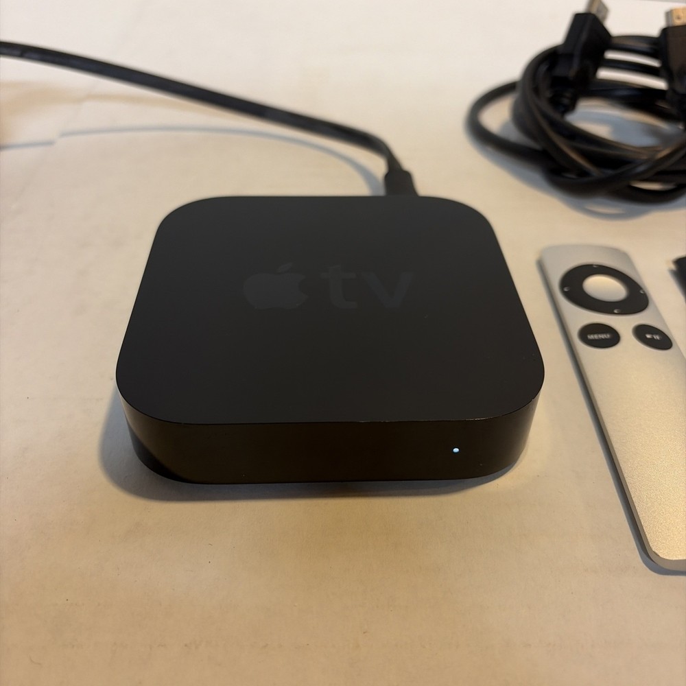 APPLE TV 3rd Generation Black with Remote A1469