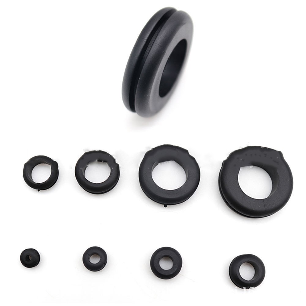 180Pcs Rubber Grommet Assortment Kit Set Electrical Wire Cable Gasket Ring