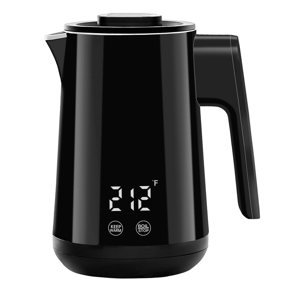 ® 850ml Small Electric Kettle Temperature Control,800W Double Wall Electric T...