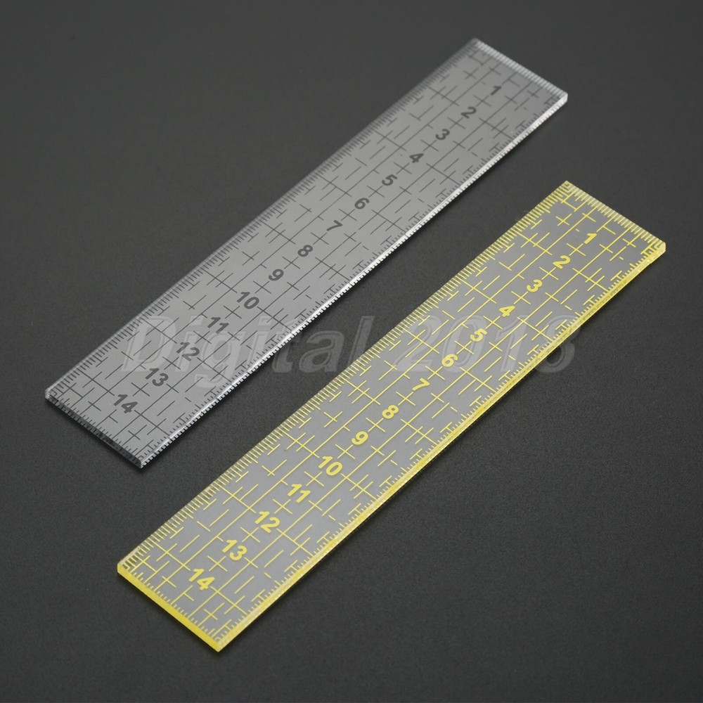 Black/Yellow DIY Sewing Patchwork Tool Patchwork Ruler Acrylic Seam Sewing Foot