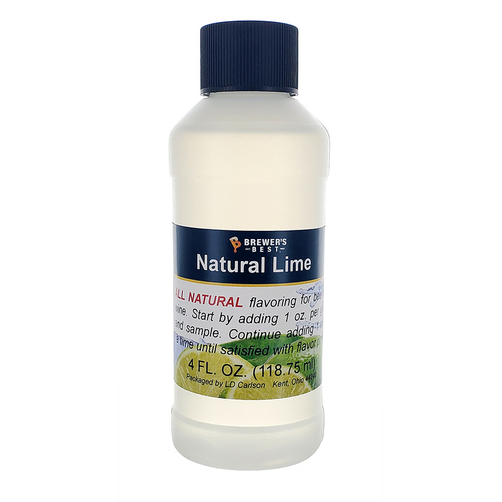 Brewer's Best Natural Beer and Wine Fruit Flavoring 4 oz. (Lime)