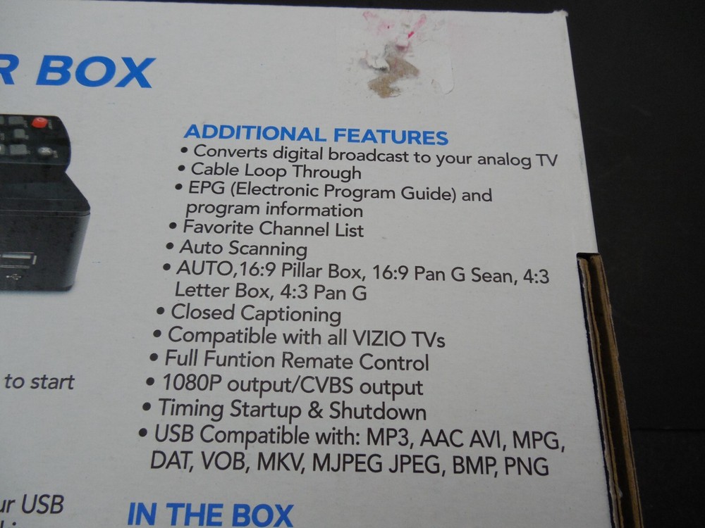 Ematic Digital TV Converter Box & Remote/record programs!