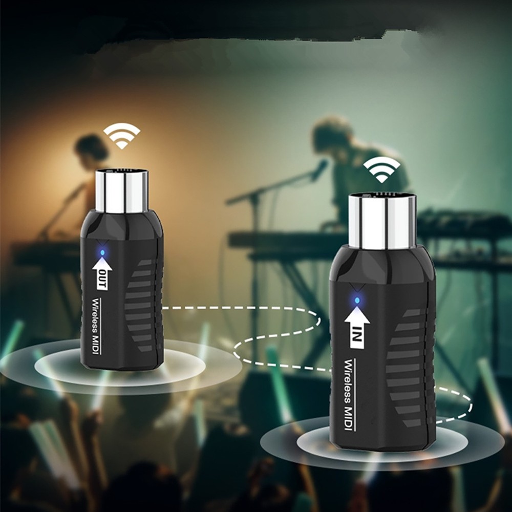 Midi Wireless Guitar Receiver Transmitter For Digital Piano Keyboard Replacement
