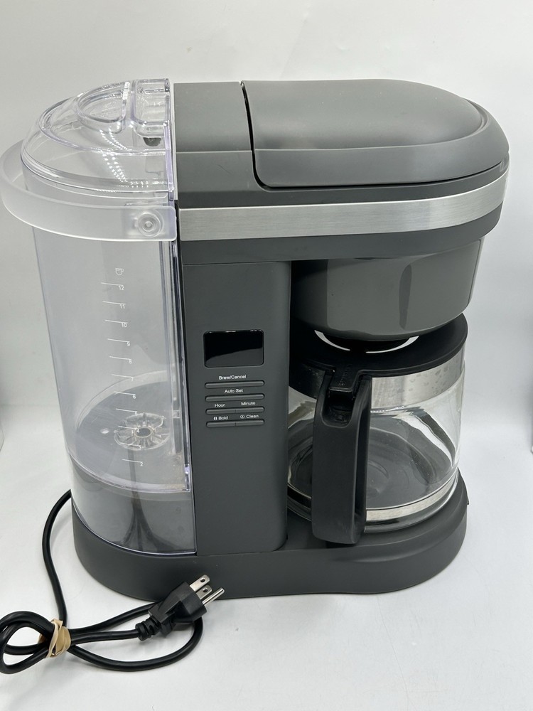 KitchenAid KCM1208DG Programmable 12 Cup Drip Coffee Maker, Matte Grey