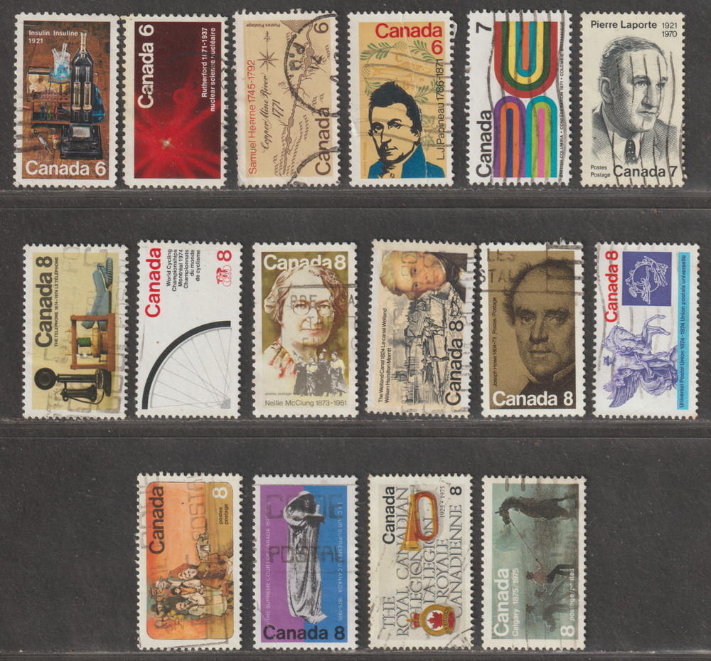 Canada - 42 different commemorative stamps lot (part 2)!