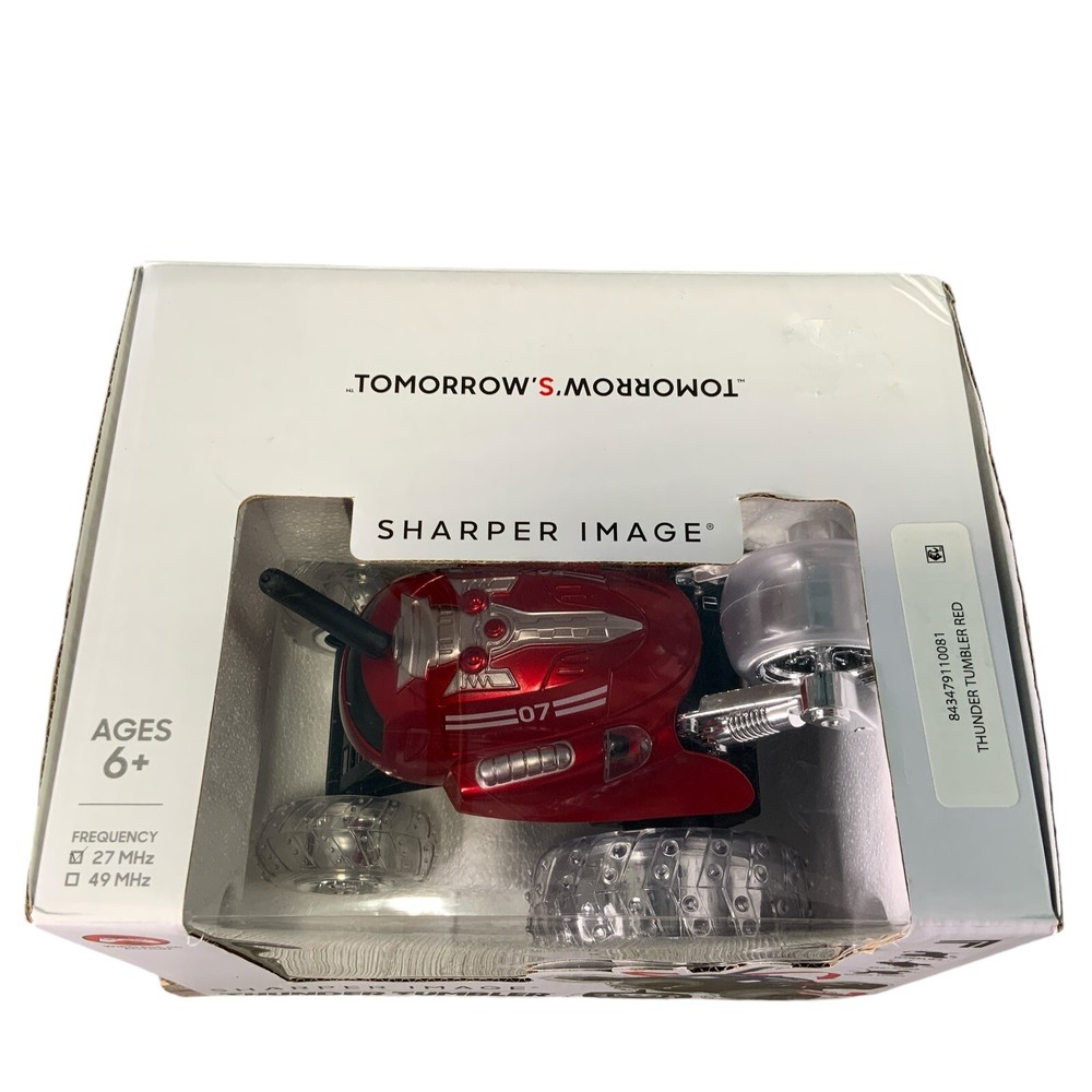 Sharper Image Thunder Tumbler Wireless Remote Control Car Red