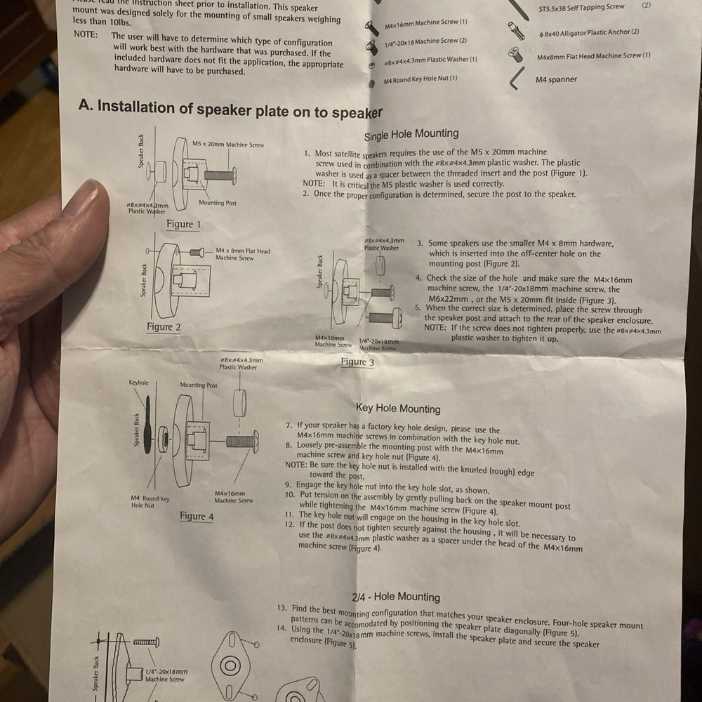 Indoor Speaker Mounts