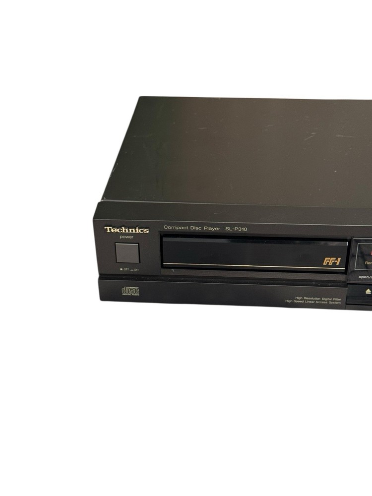 Vintage 1980’s Technics SL-P310 CD Player, Black - Tested, Working