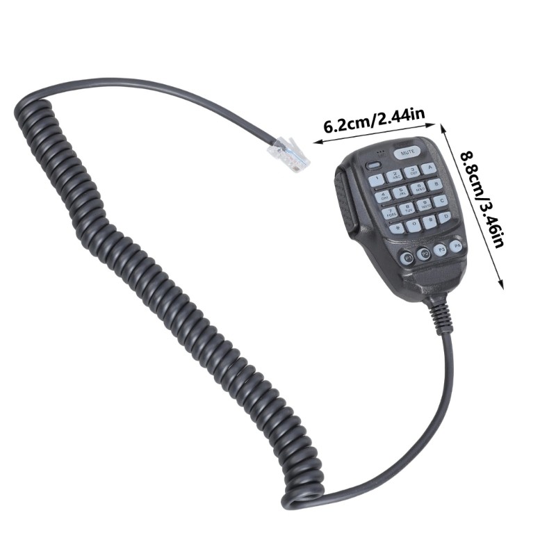 Waterproof Mic ABS Microphone Multifunction Radio Microphone Suitable for