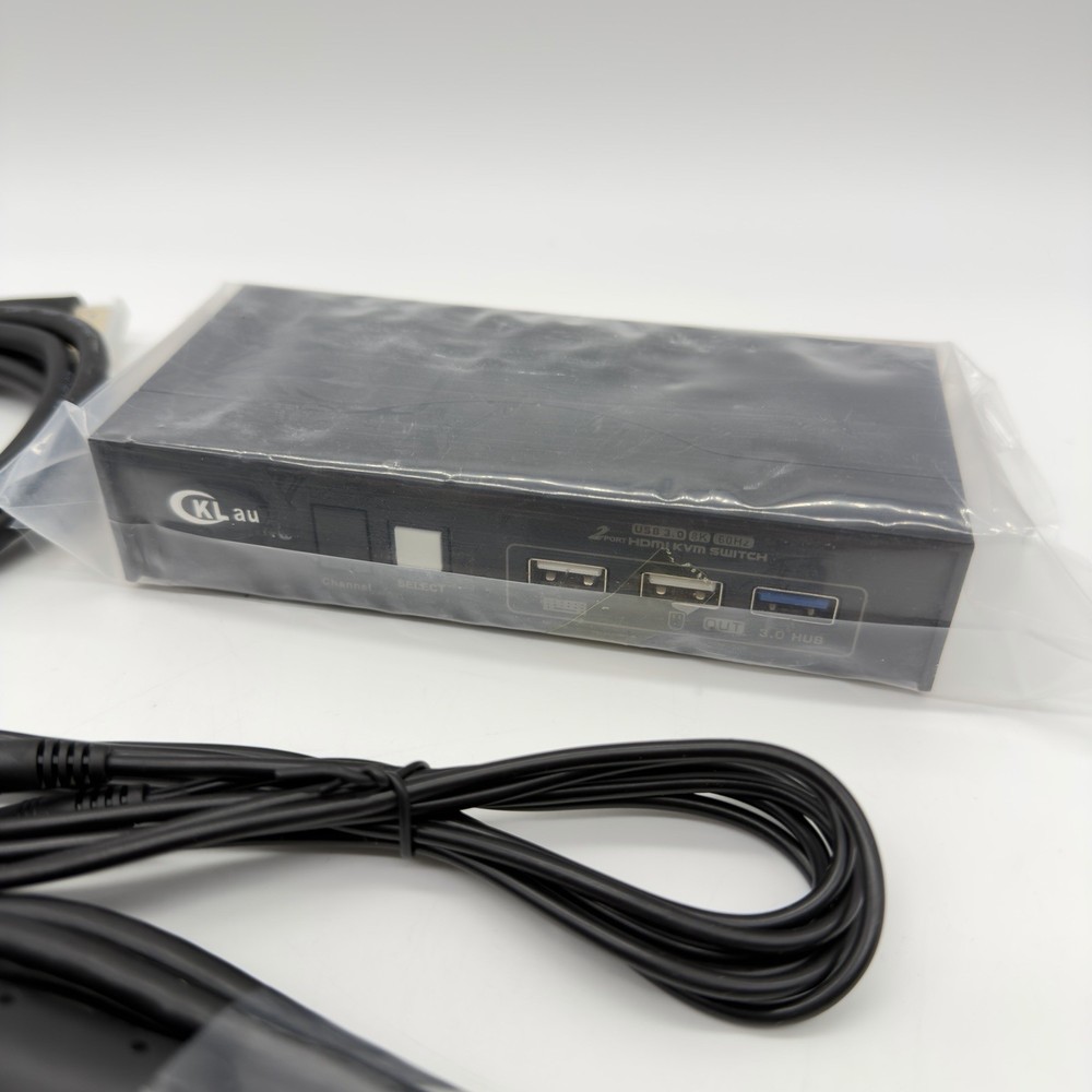 CKLau 2 Port USB KVM HDMI  Switch NEW