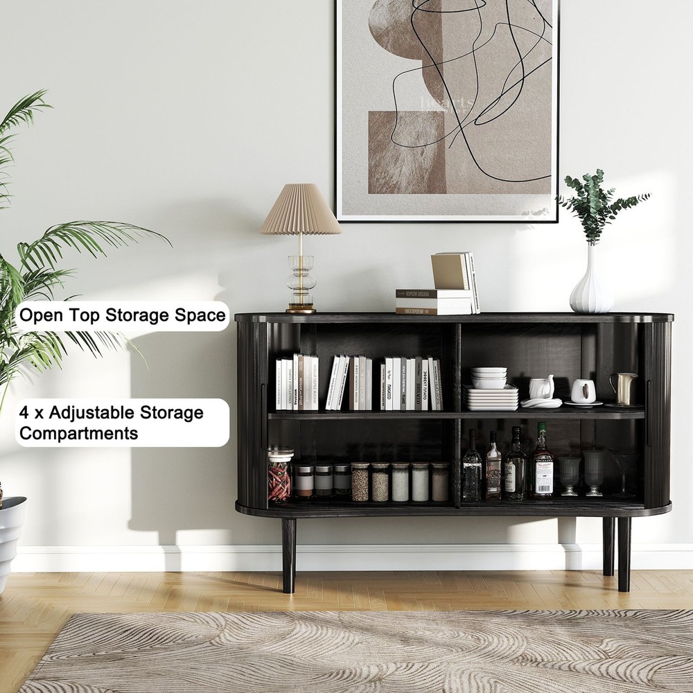 1.4M Long Modern Sideboard With Doors For Kitchen Storage KKIC