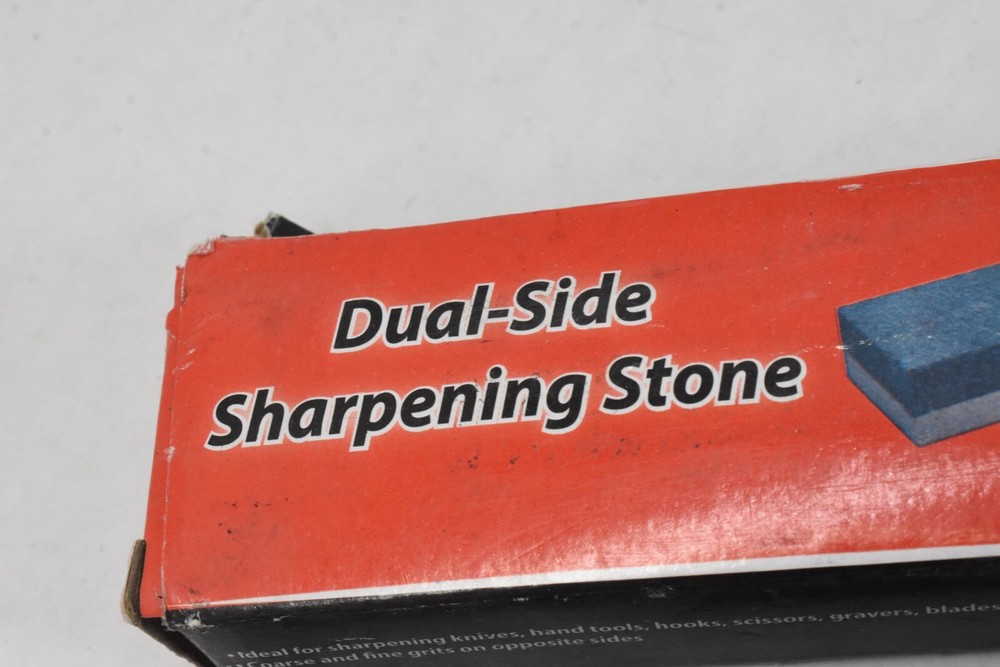 Aluminium Oxide Sharpening Stone Dual Grit Knife Sharpener Double Sided 2 Pack