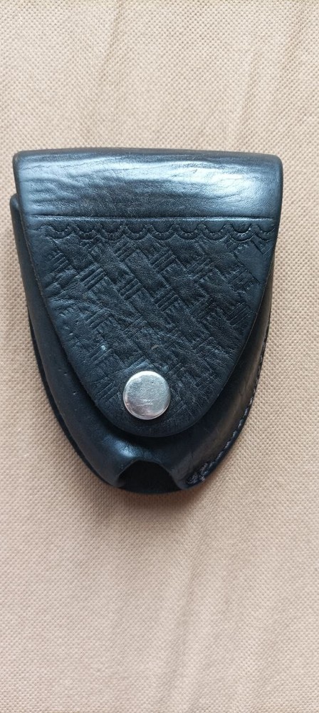 Vintage USSR leather Case for handcuffs