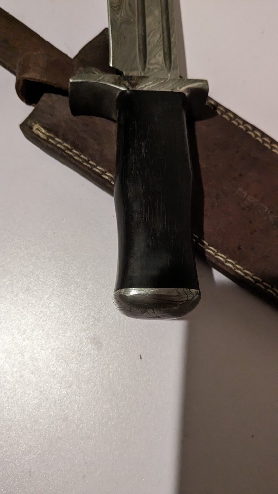 damascus bowie knife