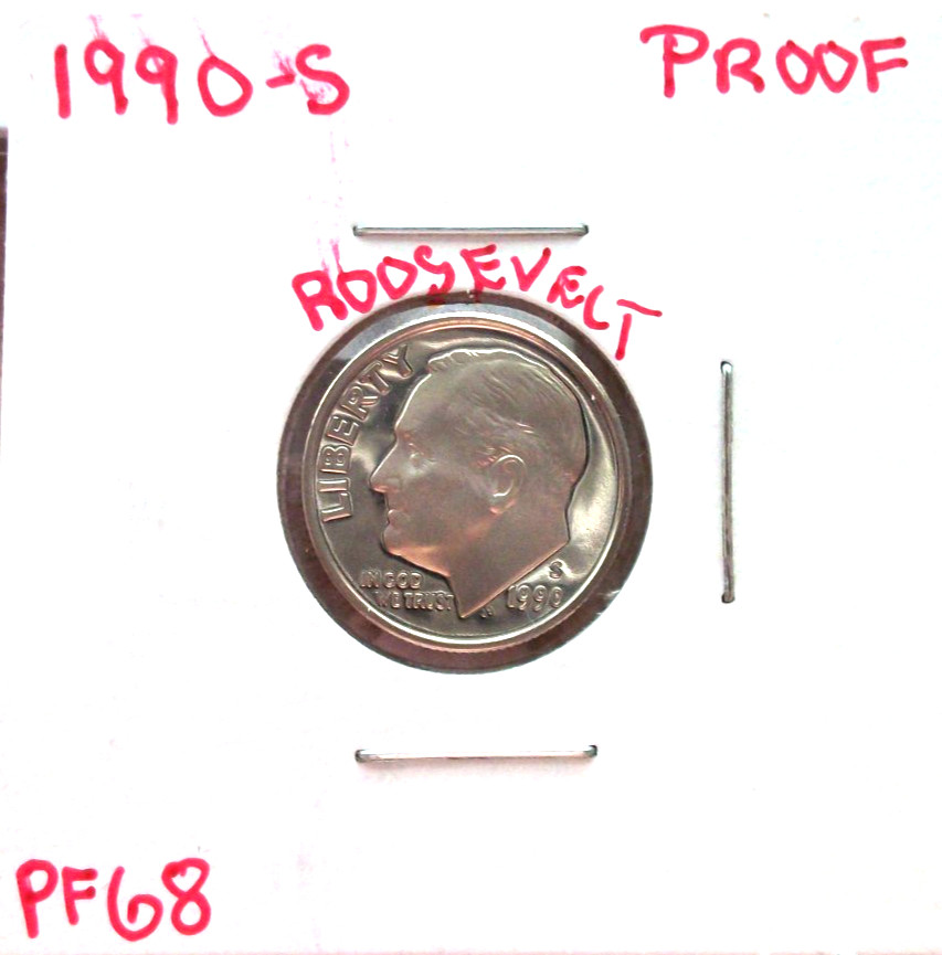 1990 SAN FRANCISCO PROOF ROOSEVELT DIME