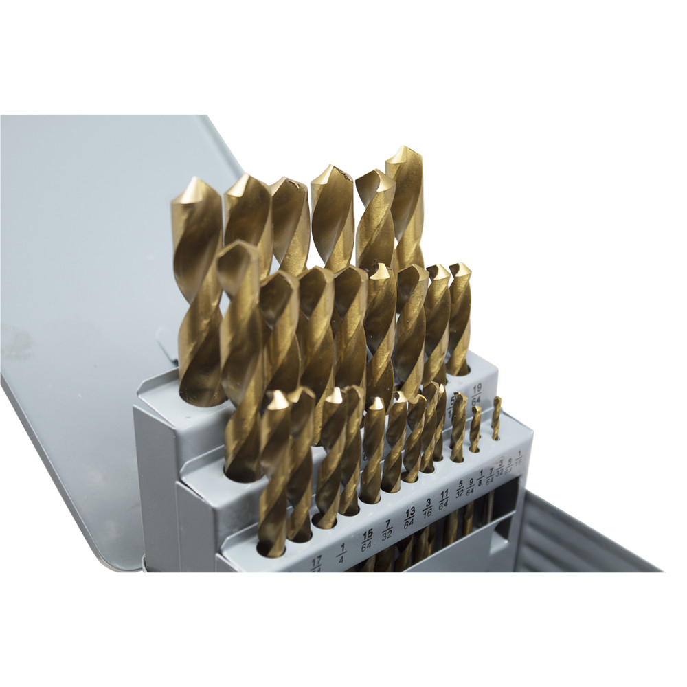 K-Tool 10300 29-pc Titanium Drill Bit Set