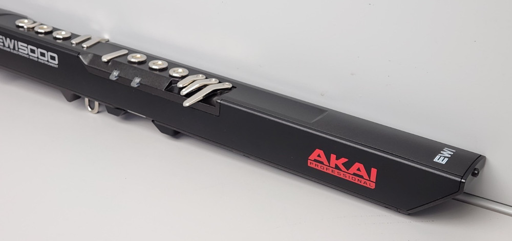Akai EWI 5000 Electronic Wind Instrument / MIDI Controller Black w/ Case, Tested
