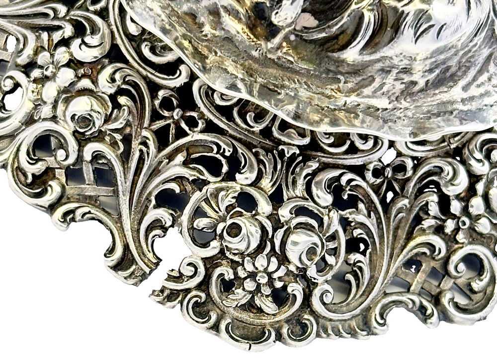 Antique GERMAN ROCOCO STERLING SILVER Candelabras | 3,488 grams