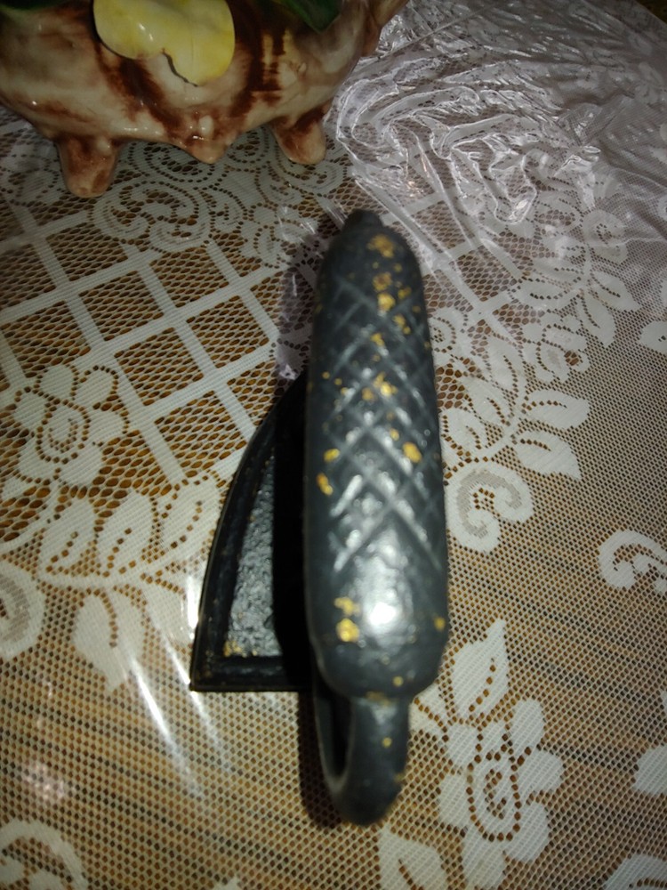 Antique Cast Iron Sad Iron, B & Co., 4 Lbs.