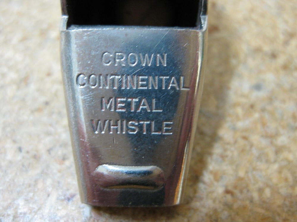 Crown Continental Metal Whistle