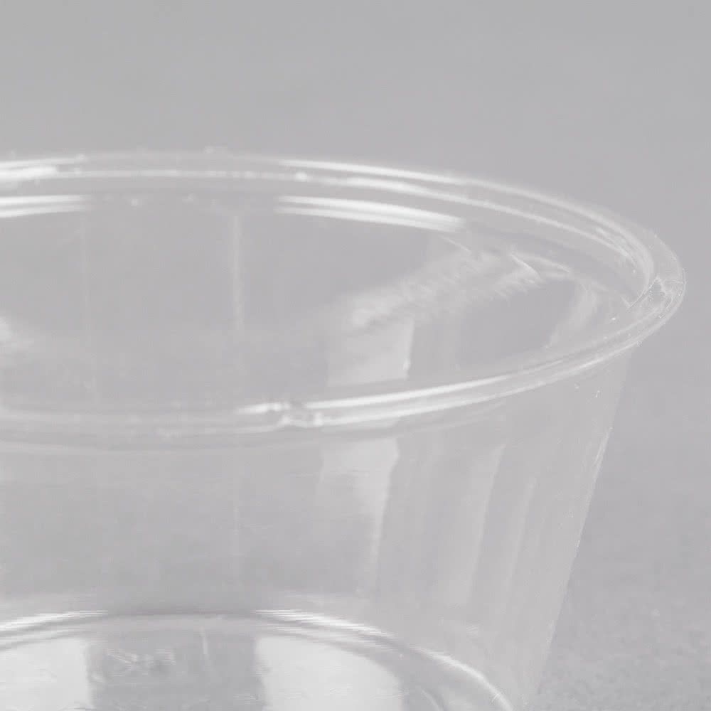 Fabri-Kal Greenware Portion Souffle PLA Cold Cup Clear 2 oz. | 2000/Case
