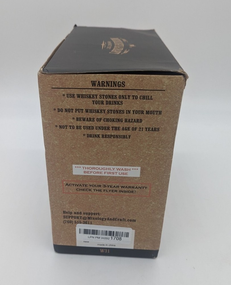 Complete Whiskey Serving Gift Set for Men and Women.