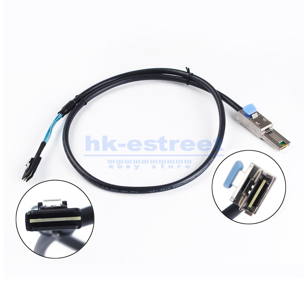 Internal SFF-8087 36Pin to External SFF-8088 Mini SAS 26Pin Adapter RAID Cable