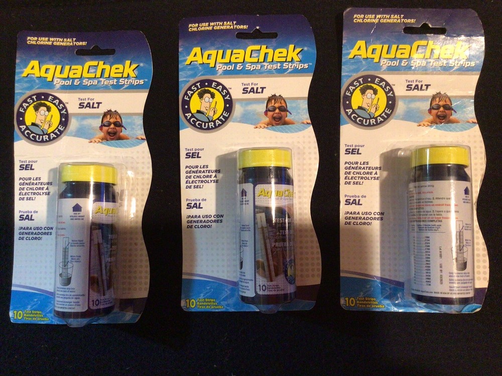 aquachek test strips (salt water) 3pkg’s