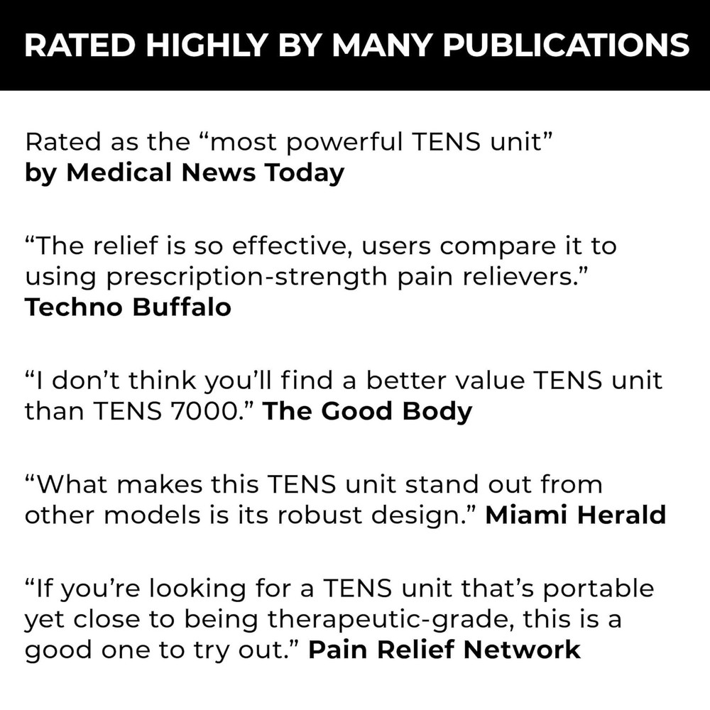 TENS 7000 Digital Unit Muscle Stimulator