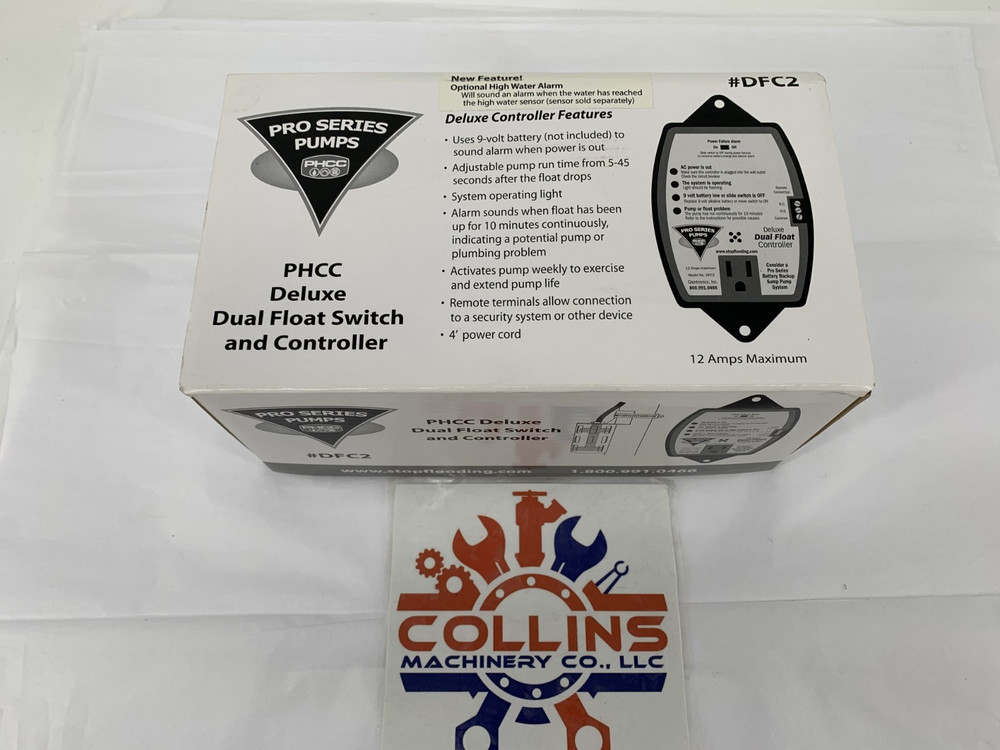 Glentronics DFC2 Pro Series Pumps Deluxe Controller w/Dual Float Switch w/USB