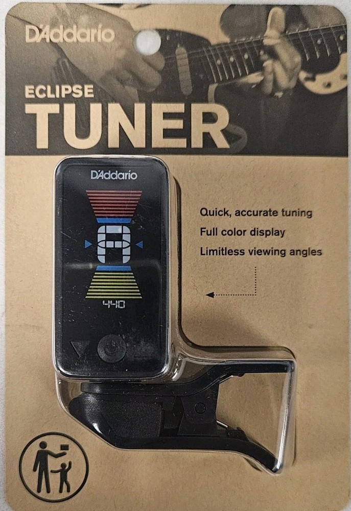 D'Addario Eclipse Tuner, Black