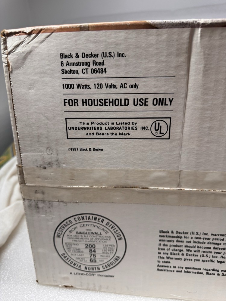 Black & Decker Spacemaker Under Cabinet Drip Coffee Maker SDC2A - Sealed