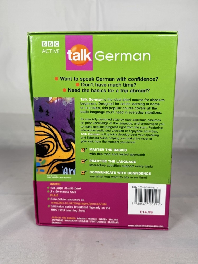 BBC Active Talk German Course Book & 2 CDs - Course for Beginners