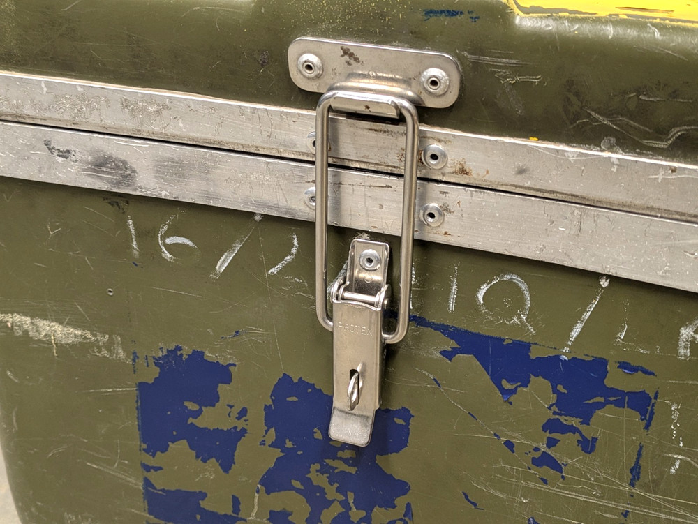 British Army Military MOD Lockable Equipment Transport Storage Case Box Tool Box