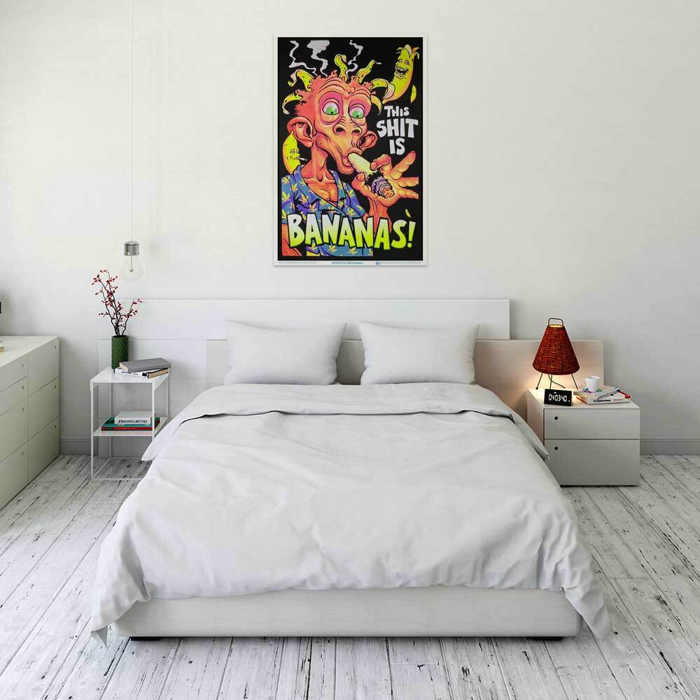 This Shit Is Bananas Blacklight Poster 23" x 35"