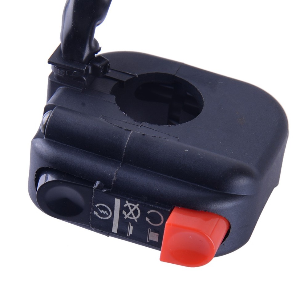 22mm 7/8" Motorcycle ATV Handlebar Ignition Switch Engine Start Stop Push Button