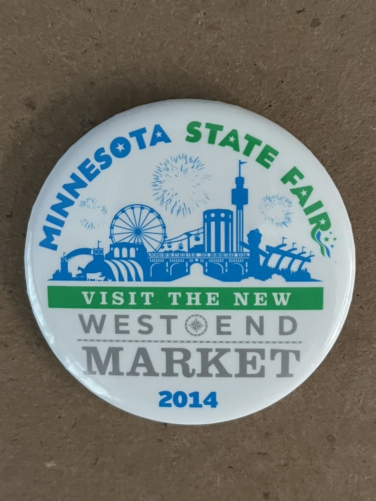 2014 Minnesota MN STATE FAIR  Pinback Button