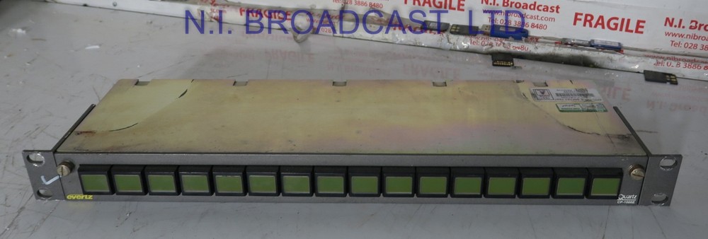 Evertz cp1000e ethernet router control matrix panel