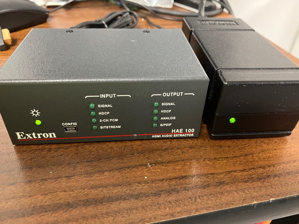Extron HAE 100 Audio De-embedder with Power Supply