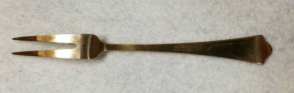 Antique David Andersen Norway Sterling Silver Guilloche Enamel Fork