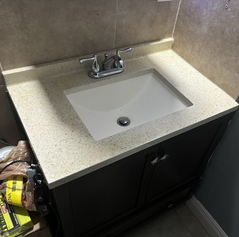 bathroom vanity with sink