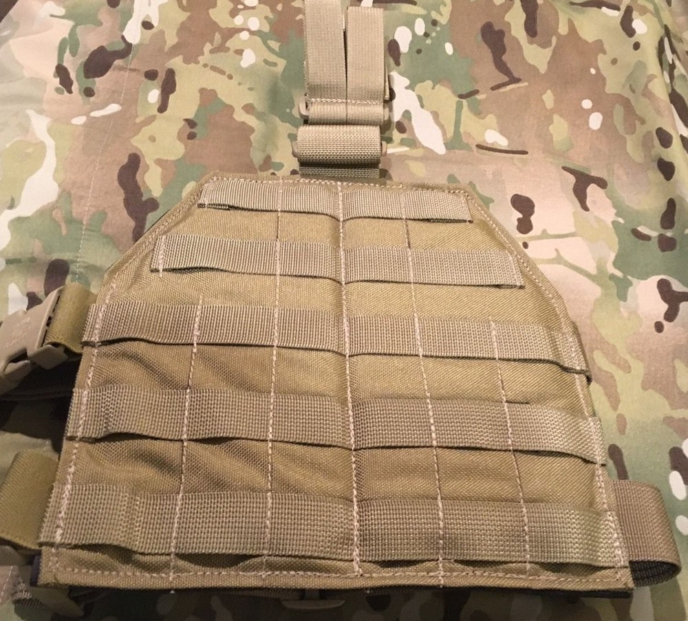 MOLLE Drop Leg Panel MOLLE  Tan NEW