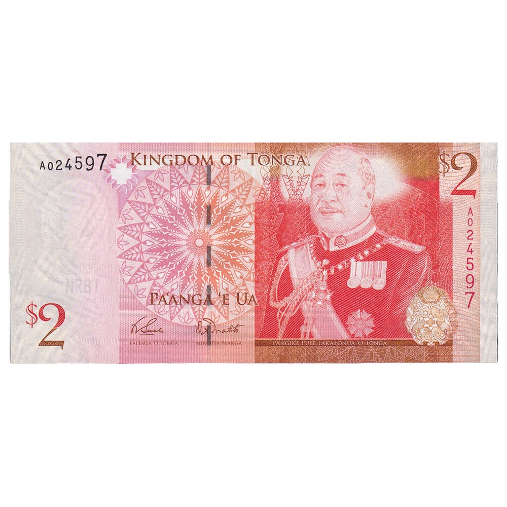 [#1190036] Banknote, Tonga, 2 Pa'anga, 2008, UNC